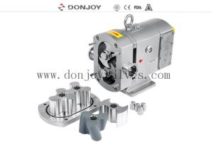 China Donjoy Lobe Pump With Butterfly Rotors / Rotary Lobe Pump factory