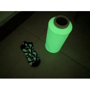 China Polyester Weaving Fluorescent Knitting Yarn  150D  UV Resistant on sale