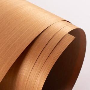 China Decorative Teak Wood Veneer , Engineered Reconstituted Wood Veneer Sheet factory