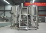 300L Copper / SS Commercial Beer Brewing Equipment With Beautiful Mash System
