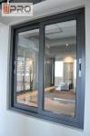 Aluminium Frame Modern House Windows , 5 + 9 + 5mm Thickness Aluminium Glass