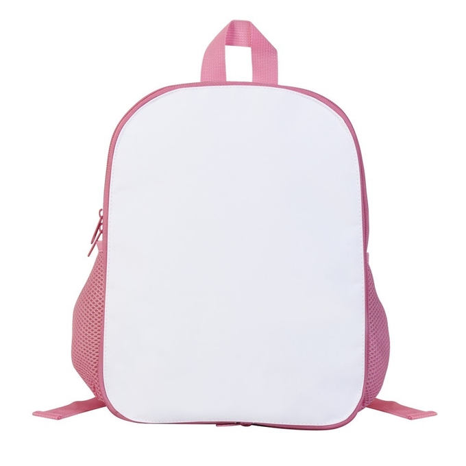 Sublimation School Bag For Kids With Detachable Printing Part Personalized Creative DIY Bags Blank Backpack