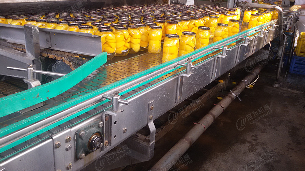 Fruit Canned Food Production Filling Packaging Line For Yellow Peach