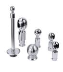 SS316L 2" BSP Thread Elliptial Spray Ball For Tank Cleaning Welded Connection