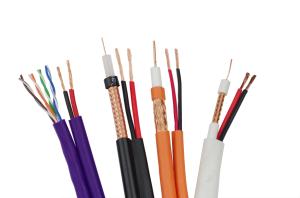 China RG59 + 2c Power Coaxial Cable And Wire With PVC / PE / LSZH Jacket factory