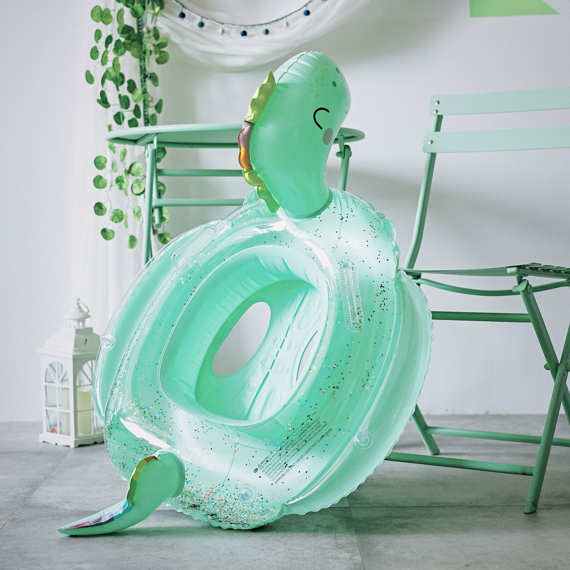 Swim Ring Inflatable Pool Floats Tube Rings Tubes Toys Bundle for Beach Swimming Party