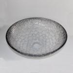 Modern Crystal Wash Basins Gradient Black Modern Glass Vessel