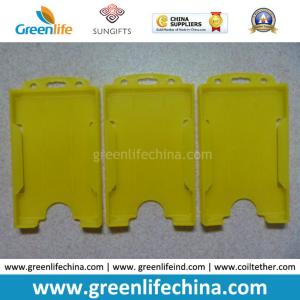 China Office Using Business ID Card Holder Yellow Color Open Side factory