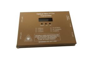 China Stable Performance Catv Fiber Optic Transmitter 2 Output 10m ISO9001 Approval factory