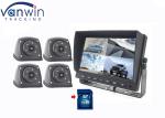 7 Inch 4ch Car Screen And Rear View Camera LCD Display Recorder For Truck RV