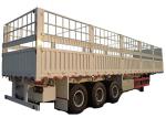 3 Axle 12R22.5 Stake Semi Trailer Truck ISO9001 For Airports