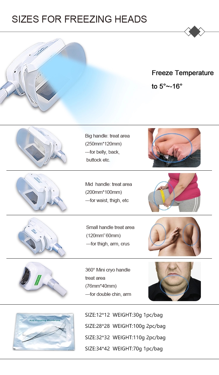 DM-55 Portable RF Cryolipolysis Slimming Machine 350mW pulse Fat Freezing