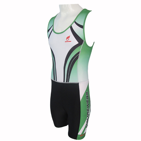 Classic Hot Style Green Rowing Sportswear , Lycra Lycra Sports Clothing