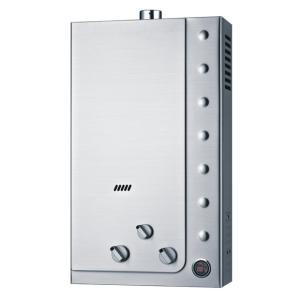China Stainless Steel Gas Water Heater NG LPG Gas Hot Water System 10L 12L Wall Mounted factory