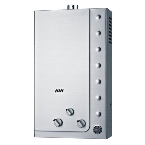 Stainless Steel Gas Water Heater NG LPG Gas Hot Water System 10L 12L Wall
