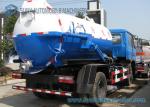 High Capacity 4 By 2 10M3 10000L Diesel Vacuum Tank Truck 90Km/h
