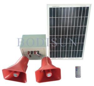 China 30W Solar Audio Bird Repeller for Orchard Garden factory