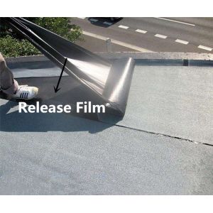 Bitumen Waterproofing Silicone Coated Release Liner Embossed Polyethylene Film