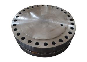 China Hot Forging SAE1045 C45 Carbon Nitriding Round Disc Used In Drilling Machinine factory