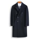 Sustainable and Grade Men's Double-Sided Cashmere Coat for Winter Business