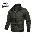 Custom Collar Chaqueta Moto Trench Cagoul Utility Manteau Zipper Male Outerwear