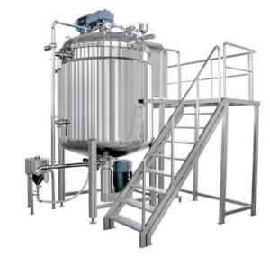 China Cosmetic Vacuum Homogenizer Cream Mixer Emulsifier Mixer Machine For Face Cream Lotion factory