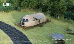 6 Person Panoramic Ellipse Campsite Glamping Hotel Tent All Timber Frame