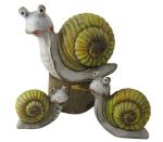 Caroon Snail Garden Ornaments , Animal Garden Ornaments OEM Acceptable