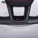 Alcantara Leather High Matte Carbon Fiber Steering Wheel For Audi Rs 6 C8