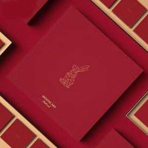 China Mooncake Rigid Cardboard Gift Packaging Box Custom Printing factory