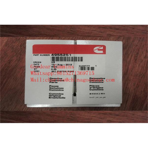 China Dongfeng  QSB6.7 diesel engine piston ring 4955251 in stock factory
