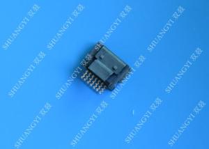 China PC SMT Male Connector 7 Pin ESATA Port Connector Crimp Type With Latch factory