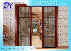 China Roller Insect Retractable Invisible Screen Door Aluminum Profile factory
