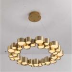 Lightweight Square ABS Resin Chandeliers Pendant Lights