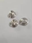 Silver Aluminum Knob 37mm Diameter With Number 0-10 Shaft Hole 6.4MM Knob