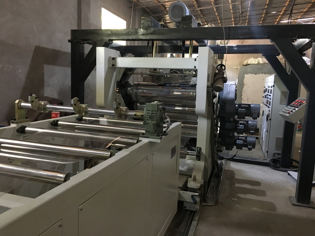 500-600kg / H PE PP PS PET Sheet Extrusion Machine Use For Packaging Stationery