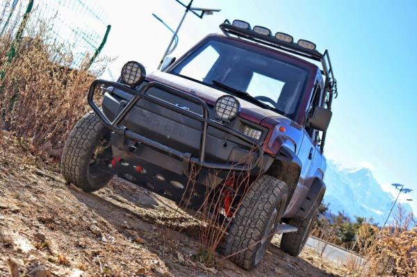 80km/H 240ah Lithium Battery EV Pickup Truck Electric Mini Truck Pickup With