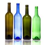Tequila Custom Empty Round 500ml 750ml Clear Frosted Glass Red Wine Bottle with