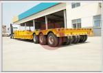 3 Line 6 Axle Heavy Duty Utility Trailer Low Bed 1.5m Steel Plate Solid