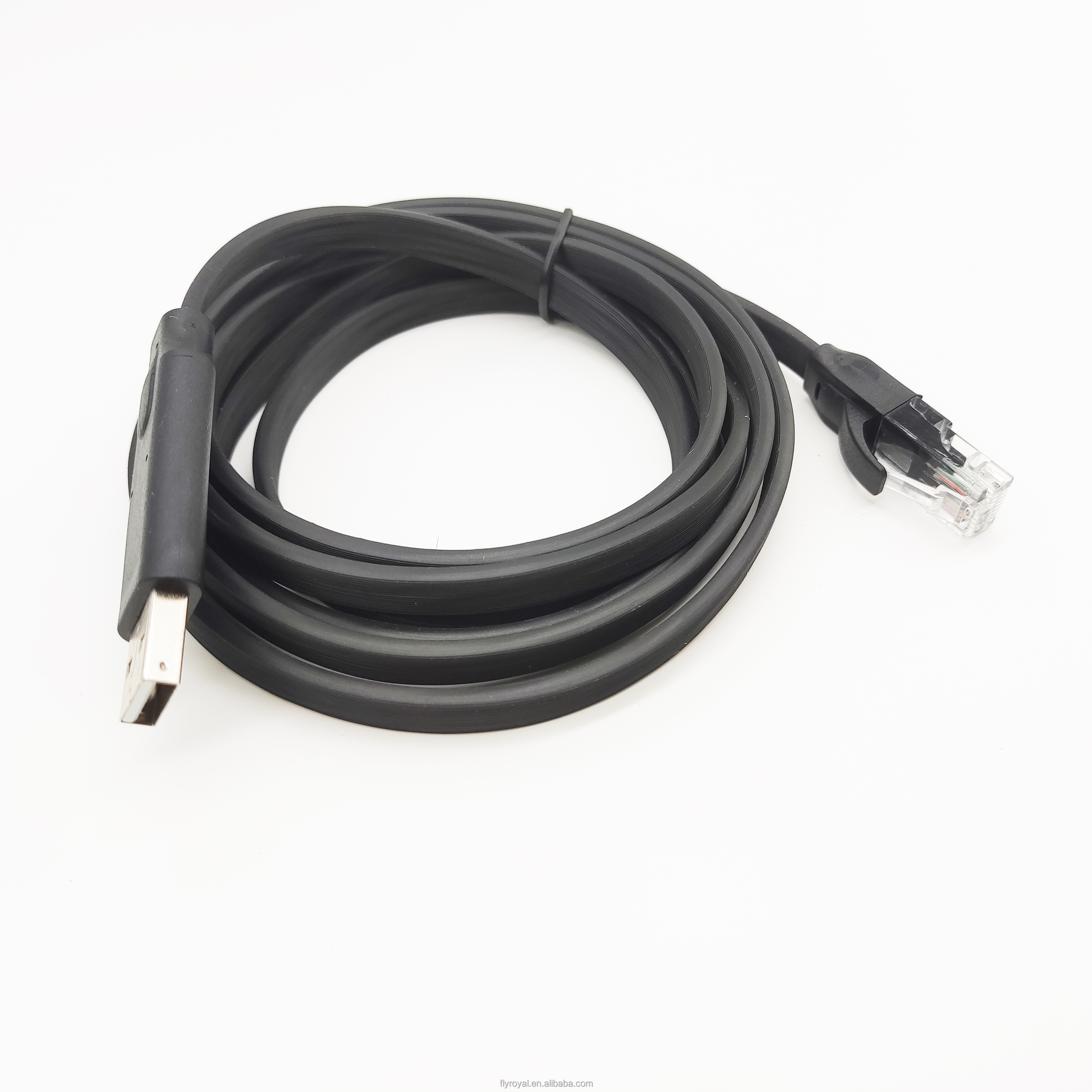 Customized FTDI Console Cables USB To RJ45 6A Fast Charging