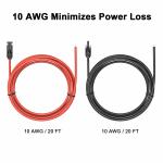 Weatherproof Photovoltaic Solar Cable 12-24V Antiwear Multipurpose