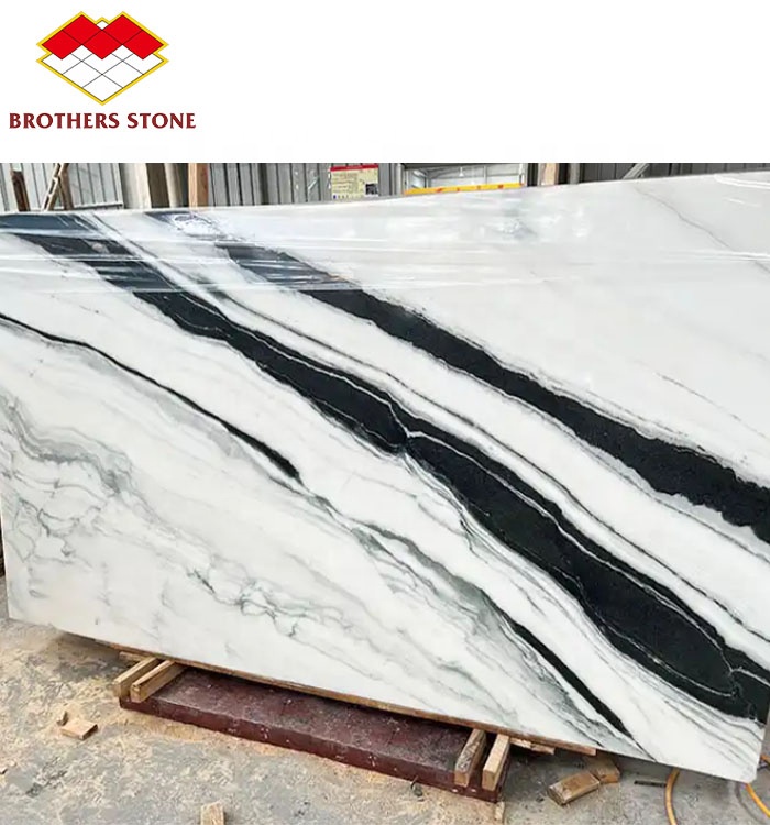 Modern Hotel Dining Table with Polished Green Marble Surface and Custom Graphic Design