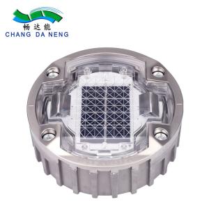 China In Ground LED Solar Warning Lights Signs Solar Powered Road Studs factory