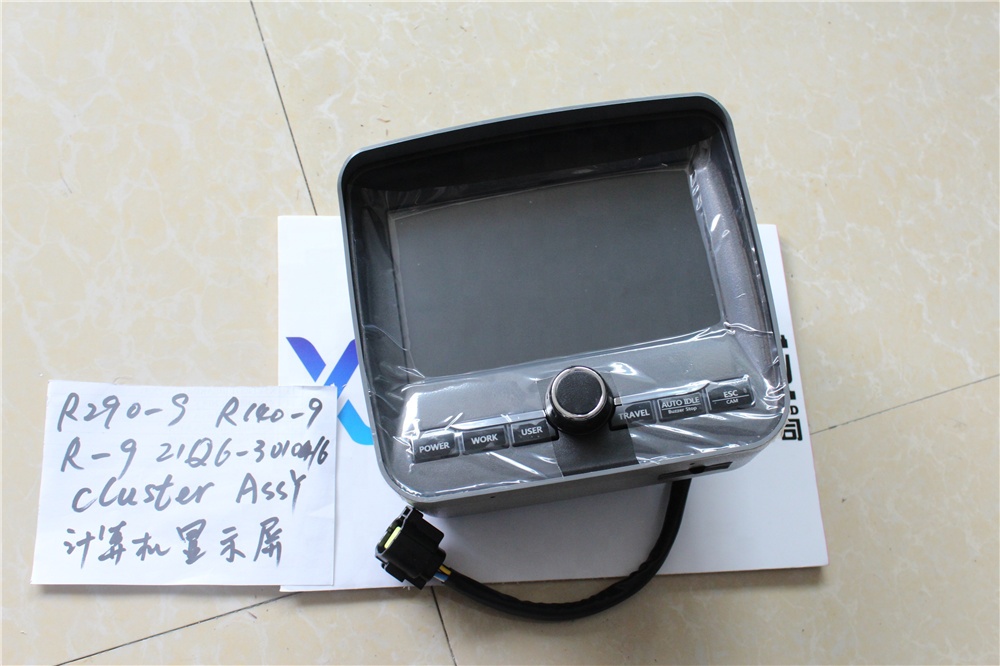 Excavator Controller R520-9S R290LC-9 CLUSTER ASSY R140w-9 R200w-9 Display Panel 21Q6-30102 21Q6-40300