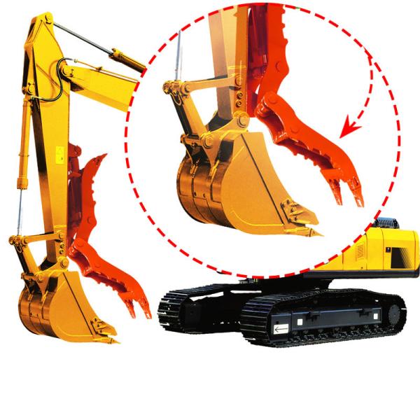 China Mini Hydraulic Excavator Thumb Attachment Q345B Steel factory
