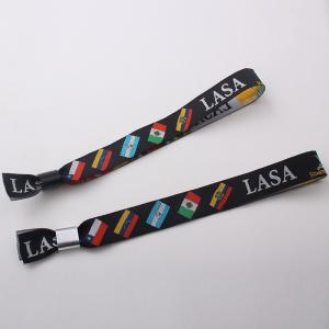 China Fashionable Custom Wrist Band With Polyester / Satin Material factory