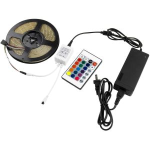 IP65 Waterproof RGB LED Strip With 24 Keys IR Controller