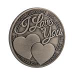 Free Sample Custom Coin Copper Soft Enamel Metal US Euro 3D Sided Coin Company 8