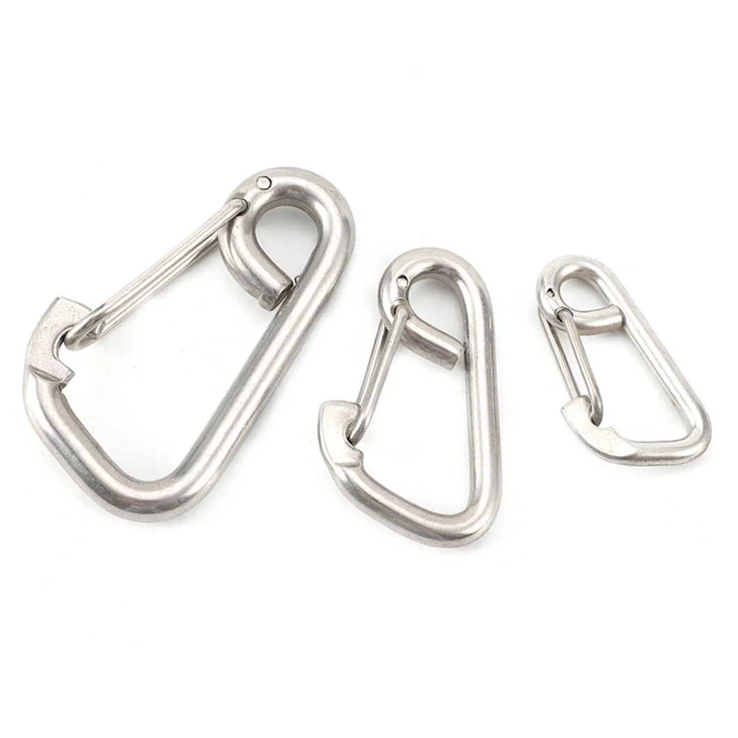 304 Stainless Steel Simple Spring Hook Rigging Hardware Fitting