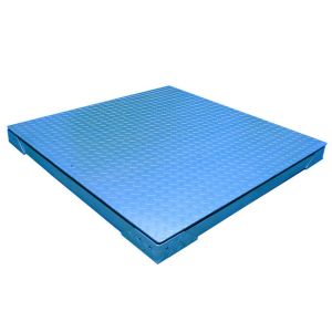 Low-Profile Industrial Floor Weighing Scale With Ramp Access Load Cells